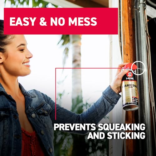 3-IN-ONE Garage Door Lubricant with SMART STRAW SPRAYS 2 WAYS, 11 OZ 3-IN-ONE