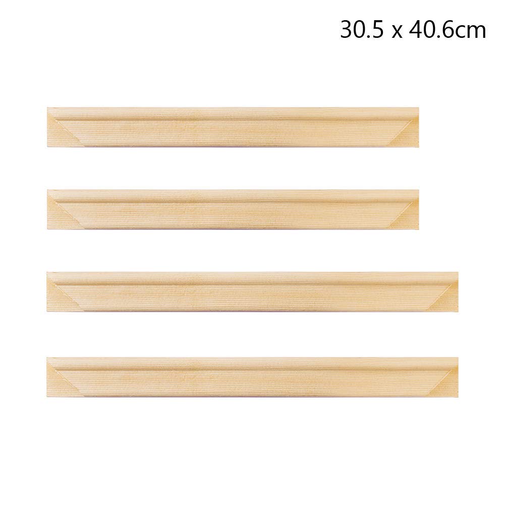Canvas Stretcher Bars Set, Wood Frame Canvas DIY, Solid Wooden Stretcher Bars for Oil Paintings Poster Prints, Canvas Tools Arts Accessory Materials, LJY&V
