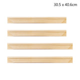 Canvas Stretcher Bars Set, Wood Frame Canvas DIY, Solid Wooden Stretcher Bars for Oil Paintings Poster Prints, Canvas Tools Arts Accessory Materials, LJY&V