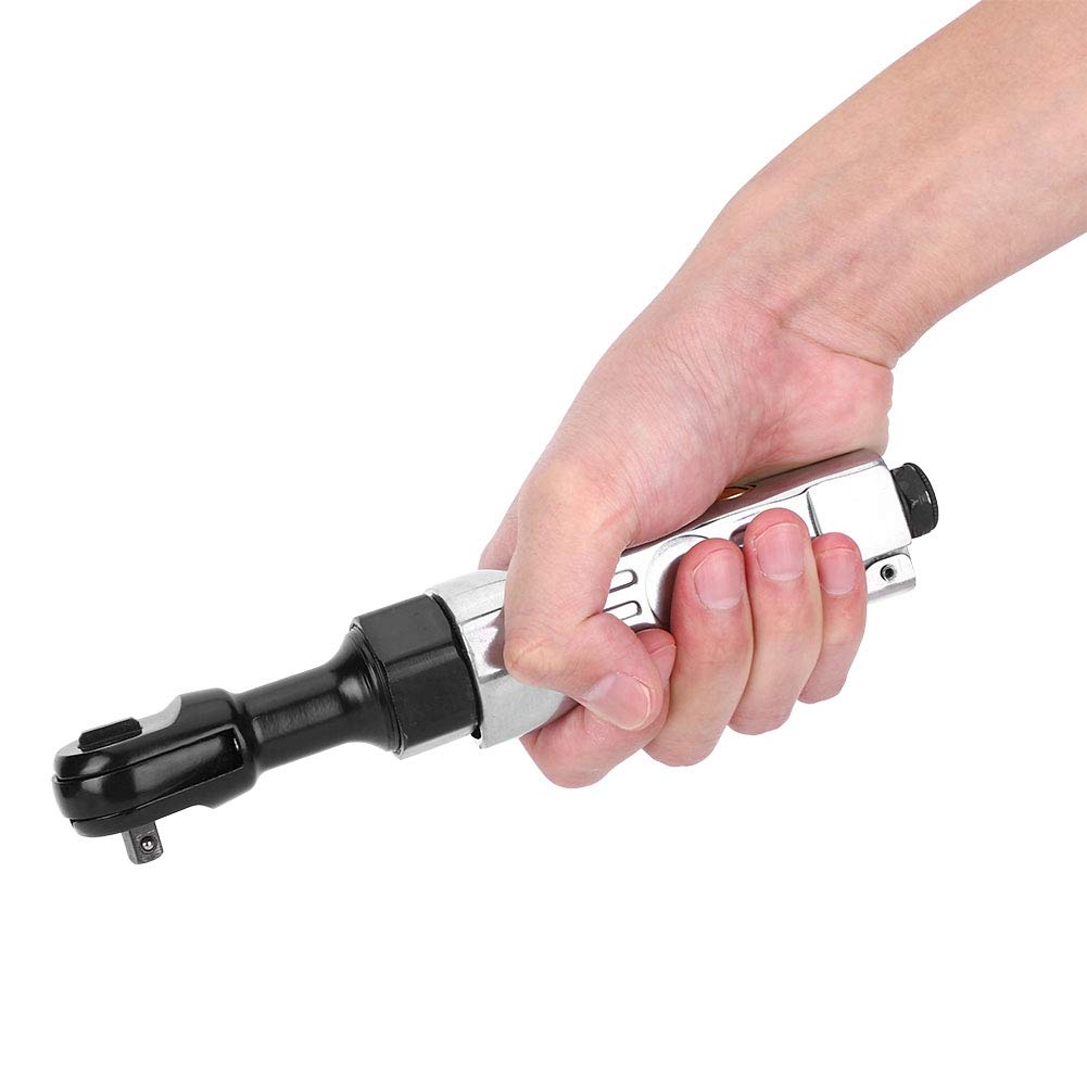 DEWIN Air Ratchet Wrench, Pneumatic Wrench Square Driver Air Ratchet Sockets Tools Torsion 25ft-lbs 1/4inch DEWIN