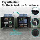 Metal Storage Cabinet Locked Steel Cabinet with 2 Adjustable Shelves Office Cabinet Locking Tool Cabinets Kitchen Storage Cabinet metal locker Small SISESOL