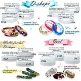 FUNSHOWCASE Resin Ring Silicone Mold for Liquid Clay Crafting, Resin Epoxy, Jewelry Making 24-Count FUNSHOWCASE