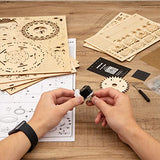 ROKR Classic Edition Orrery Music Box 3D Puzzle Wooden Model Kit for DIY Solar System Craft ROKR