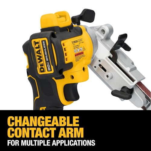 DEWALT 20V MAX XTREME Cordless Bandfile Power Tool Belt Sander Kit with Battery Included (DCM200E1) - WoodArtSupply