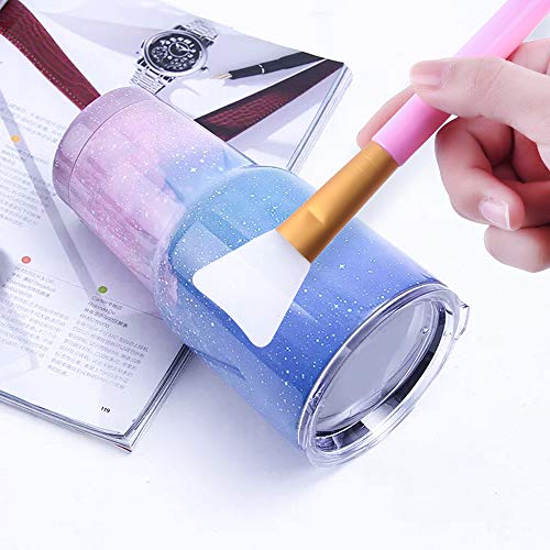 FEPITO Silicone Stir Sticks Kit Includes 9 Pcs Silicone Stir Sticks 4 Pcs Silicone Epoxy Brushes 2 Pcs Silicone Spatula for Mixing Resin, Paint, FEPITO