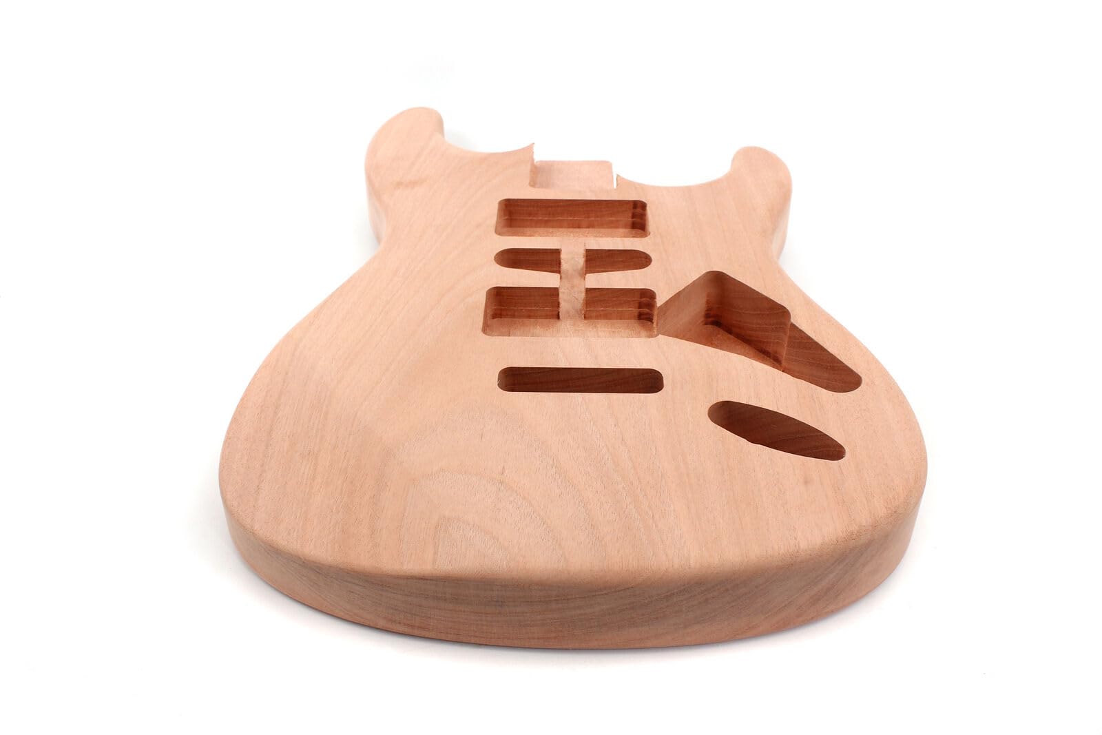 DIY Guitar Body HSH pickups whole Mahogany wood for ST style replacement part Unfinished bolt on - WoodArtSupply