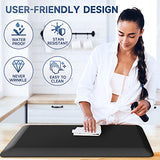 4/5 Inch Thick Kitchen Mats for Floor, StepRite Kitchen Rug for Standing Desk, Non-Slip, Thicker, Stain Resistant, Waterproof, Comfort Anti Fatigue StepRite