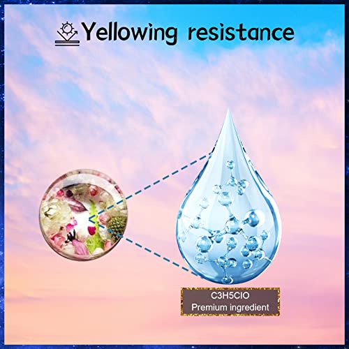 Bsrezn 1KG Bulk UV Resin Crystal Clear, 1000g Large UV Cure Epoxy Resin Hard Kit Premixed Resina UV Transparent Solar Activated Glue for Jewelry Bsrezn