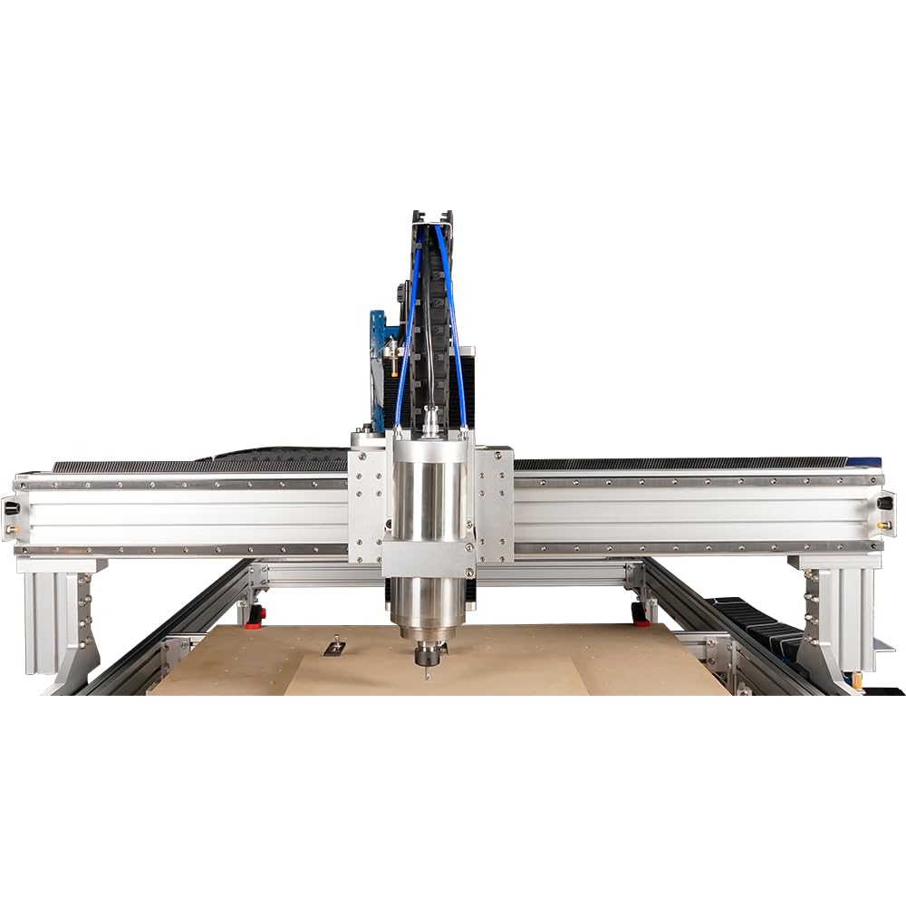 CNC Router,Premium CNC Engraving Machine Working Area 1300 x 2500 mm (4.26'×8.2') with 5.5KW Water-Cooled Spindle - MACH3 Compatible,Suitable for - WoodArtSupply