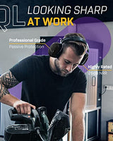 Vanderfields Ear Protection Earmuffs - Shooting Ear Muffs for Noise Cancelling - Passive Reduction for Safety Hearing - Adult Headphones for Lawn Vanderfields