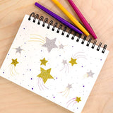 READY 2 LEARN Glitter Foam Stickers - Silver and Gold Stars - Pack of 168 - Self-Adhesive Stickers - Stickers for Scrapbooks and Cards READY 2 LEARN