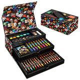 Harry Potter Art Set, Colouring Sets for Children, Over 40 Art Supplies for Kids in Travel Case Harry Potter