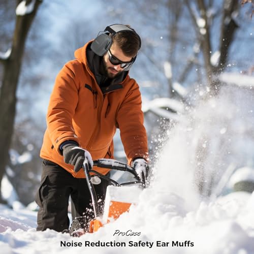 ProCase Noise Reduction Safety Ear Muffs, NRR 35dB Noise Cancelling Ear Protection Headphones, Hearing Protection Ear Defenders for Shooting Gun ProCase