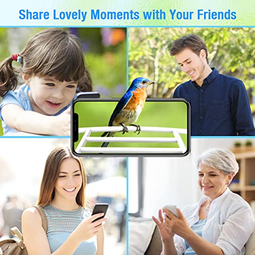 isYoung Smart Bird Feeder with Camera, Free AI Forever, Identify Bird Species, Wireless Connection Bird Camera with Solar Panel, Auto Capture & - WoodArtSupply