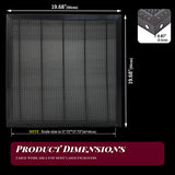 Doppy Laser Bed, Honeycomb Laser Bed 19.68"x 19.68"x 0.87" Honeycomb Working Table for CO2 or Diode Laser Engraver Cutting Machine, Honeycomb Working Doppy