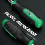 SK 6-Piece Slotted Screwdriver Set, Magnetic Screwdriver Set, S2 Steel, SureGrip Handle SK