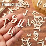248 Pcs 1 Inch Wood Alphabet Letters and Wooden Numbers Blank Unfinished Wooden Letters for Crafts Wooden Numbers with Rustic Storage Tray for Blulu