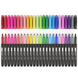 ARTEZA Permanent Markers, Set of 24, Fine Tip Pens, Retro Pop Colors, Waterproof Rock Painting, Art and Craft for Plastic, Stone, Glass, Wood, and ARTEZA