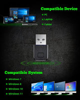 AOJAKI Bluetooth Adapter for PS4/ PS5/ Switch Pro Controller PS4 Controller Adapter for PC/Android TV Box/Tesla/Steam, Compatible with Official PS4/ AOJAKI