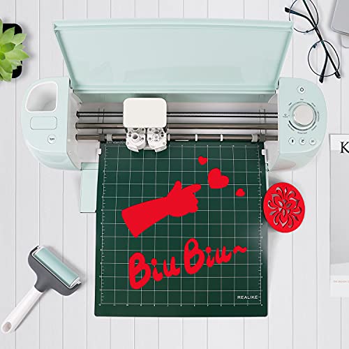 REALIKE Variety Cutting Mat for Cricut Maker 3/Maker/Explore 3/Air 2/Air/One,StandardGrip/LightGrip/StrongGrip/FabricGrip Multiple Adhesive 12x12 - WoodArtSupply