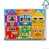 Melissa & Doug Latches Wooden Activity Board Melissa & Doug