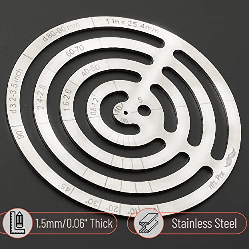 Mr. Pen- Stainless Steel French Template, Circle Template, Leather Templates, Curve Rulers, Drawing Tools, Drafting Tools, Drawing Templates, Curves Mr. Pen