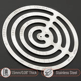 Mr. Pen- Stainless Steel French Template, Circle Template, Leather Templates, Curve Rulers, Drawing Tools, Drafting Tools, Drawing Templates, Curves Mr. Pen