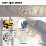 amoolo Spade Drill Bit Set - 6 Pcs Titanium Coating, Carbon Steel Paddle Flat Bit with Quick Change Shank for Hole Cutter Woodworking amoolo