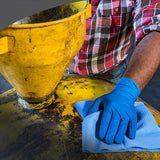 WypAll Power Clean X80 Heavy Duty Cloths (41043), Extended Use Cloths Jumbo Roll, Blue, 475 Sheets / Roll; 1 Roll / Case,8347 Wypall