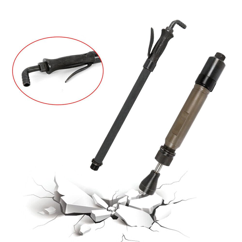 GDNTMU Air D9 Pneumatic Tamping Machine Earth Sand Rammer Tamper Hammer Sander, Length 1180mm, 0.63mpa Air Pressure, 0.65l/S Air Consumption GDNTMU