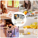 BBAXI Candle Making Kit, Including 32oz/900ml Candle Making Pouring Pot, 16oz Natural Soy Wax, 4Pcs Wooden Candle Wicks Holder, 60Pcs Candle Wicks, BBAXI