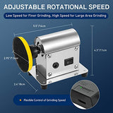 Winartton Electric Resin Polishing Machine, Resin Sanding and Polishing Kit Sander, 90W 7-Speed 24V, Including 26 PCS Sandpaper Resin Grinding Winartton