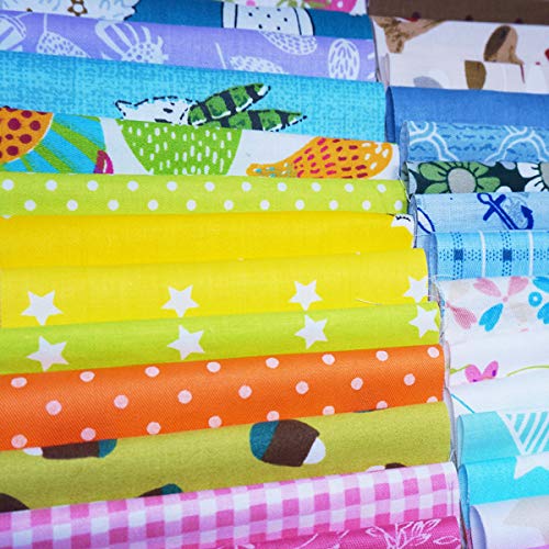 levylisa 200 PCS 4'' x 4''100% Precut Cotton Fabric Bundles, DIY Sewing Quarters Bundle, Cotton Quarter Fabric Bundle, Precut Fabric, Quilting Fabric levylisa