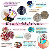 FUNSHOWCASE Mini 6-Cavity Disc Cake Pie Custard Tart Resin Coaster Silicone Molds Fluted 2-Bundle FUNSHOWCASE