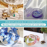 32oz Epoxy Resin Kit - Food Grade Epoxy Resin (16oz Resin +16oz Hardener), Crystal Clear & Easy Mix 1:1 Epoxy Resin for Countertops, Bar, Crafts, Etc Oycevila