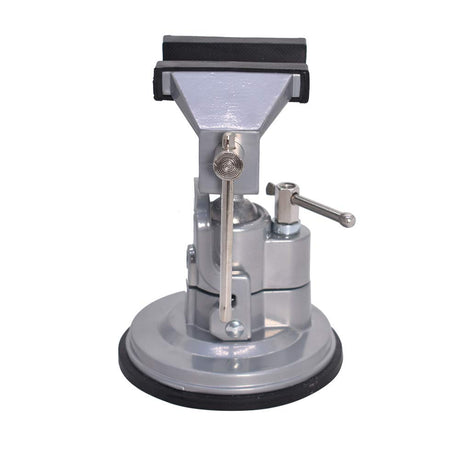 findmall Vacuum Base Vise Portable Base Vise 3.15" Jaw Width Pivots Multi-Angle Rotate 360° Fit for Various Smooth Work Surfaces findmall