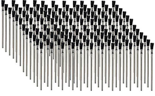 Pro Grade - Acid Brushes - 144 Count 3/8" Boar Hair Acid Flux Brushes - WoodArtSupply