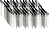 Pro Grade - Acid Brushes - 144 Count 3/8" Boar Hair Acid Flux Brushes Pro Grade