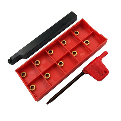 3/8” SRACR1010H06 + R3 Yellow Lathe Turning Holders 90 Degrees Lathe Turning & Profiling Tool Holder for Round Carbide Inserts RCMT0602 Right Hand