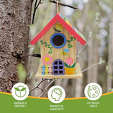 DIY Wooden Birdhouse Painting Kit for Kids, Bird House to Paint Set,Wood Arts and Crafts for Children,Ages 3-12 Build Your Own Bird Houses goldentime