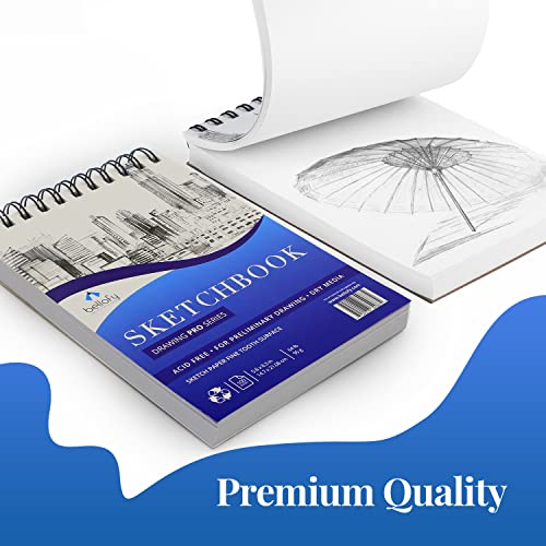 Bellofy Artist Drawing Set Sketching Drawing Kit -100 Sheet Sketchbook - Variety of Sketch/Charcoal Pencils Set for Drawing - Shading Pencils For Bellofy