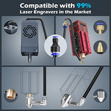 Laser Air Assist, Air Assist Pump with Adjustable 30L/min Airflow for ORTUR Laser Engravers and 99% Laser Cutters in The Market, Remove Smoke and Ortur