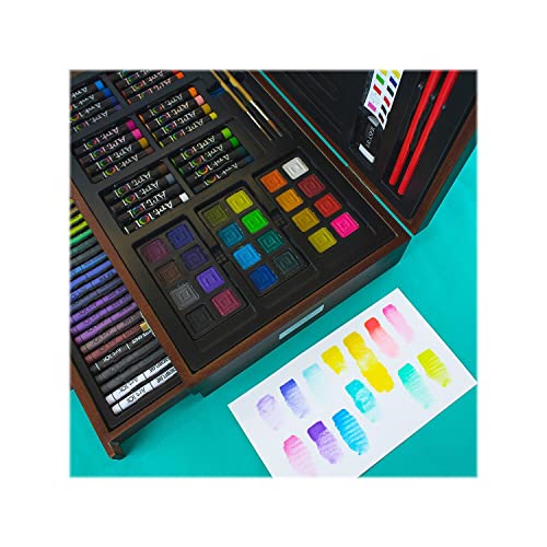 Art 101 Doodle and Draw Art Set, Assorted Colors, 136 Pieces (53136) Art 101 USA