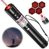 MIPREZT Rechargeable Red Laser Pointer High Power, Long Range Laser Pointer Beam Pen, Strong Lazer Pointer with Star Cap, Red Laser Light for Dogs MIPREZT