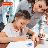 Shuttle Art #2 HB Golf Pencils and Erasers Bundle, Set of 360 Pack Bulk Golf Pencils + 72 Pack White Erasers Bulk - WoodArtSupply