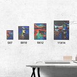 GOTIDEAL Canvas Boards for Painting Multi Pack, Primed 5x7", 8x10", 9x12", 11x14" Set of 28, White Blank Canvas Panel- 100% Cotton Artist Canvases GOTIDEAL