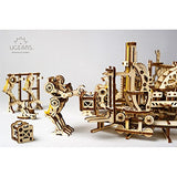 S.T.E.A.M. Line Toys UGears Mechanical Models 3-D Wooden Puzzle - Mechanical Robot Factory UGEARS