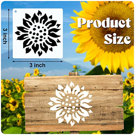 60 Pieces Flower Animal Stencils for Painting Reusable Deer Bear Stencil Butterfly Bird Bee Mountain DIY Craft Template Paint Stencils for Painting Marspark