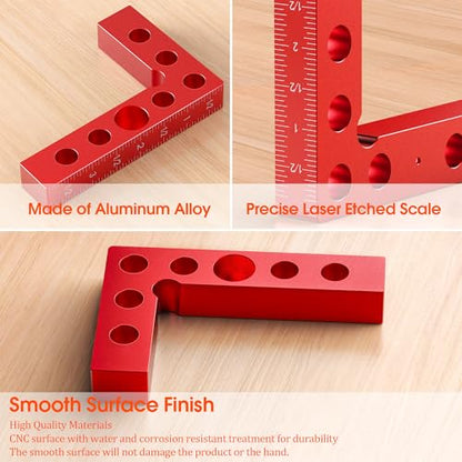 1Pack Mini Small Square Center Finder Tool 90 Degree Precision Machinist Square Edge Marking Center Finder Woodworking Center Line Tool Wood Work - WoodArtSupply