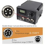 Professional Wood Burning Kit, Wandart 60W Wood Burning Tool Pyrography Kit with Dual Wood Burner 20 Woodburning Wire Nibs Tips including Ball Tips WANDART